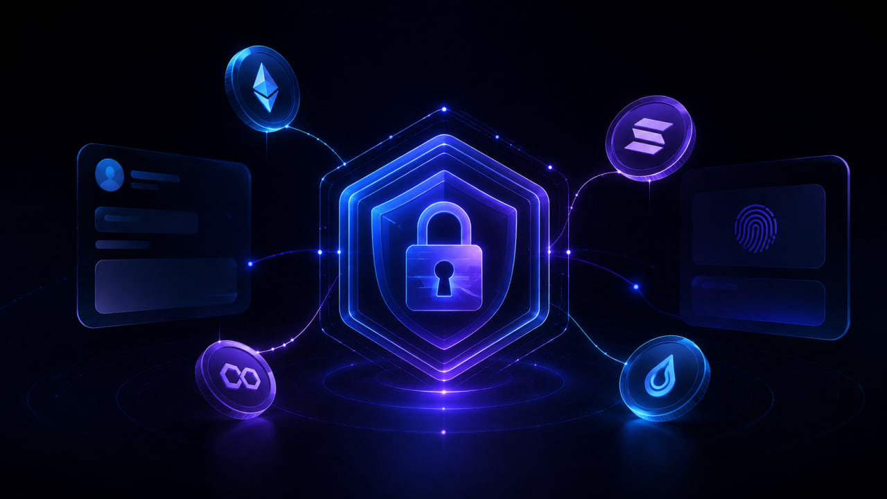 Premium dark abstract visualization representing secure wallet decisions and user confidence.